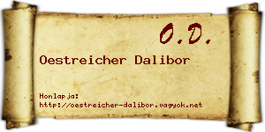 Oestreicher Dalibor névjegykártya